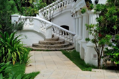 Une architecture singuli�re empreinte de charme