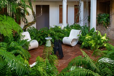 Un �crin de verdure pr�serv� au coeur de la ville coloniale