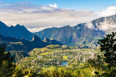 Cilaos, un village nich� au c�ur des montagnes