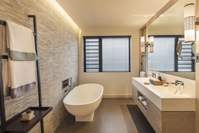 La salle de bain de la Prestige Garden Room