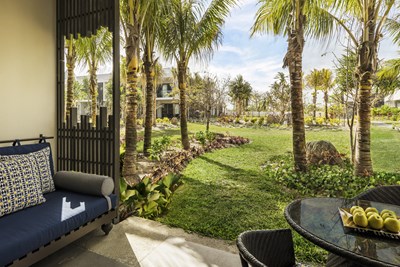 la terrasse de la Deluxe Garden Room
