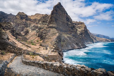 Sentier pav� � Santo Antao