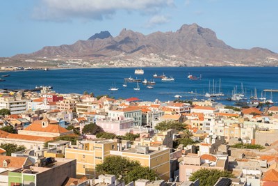 Vue de Mindelo, Sao Vicente