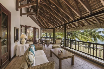 Terrasse de la Zen Suite Beachfront