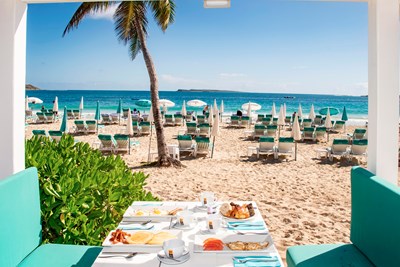Votre petit d�jeuner face � la plage