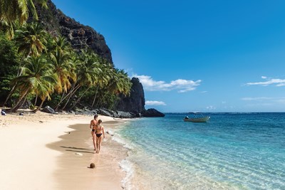 Playa Front�n, l'une des plages sauvages de Saman�