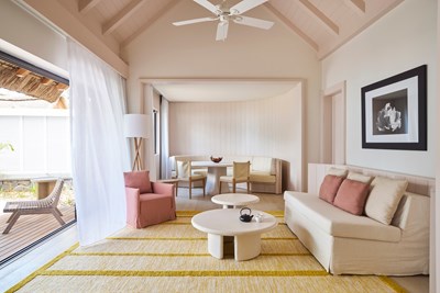 Salon de la Beach Front Villa