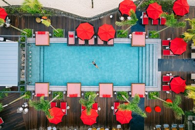 La piscine du Beach Rouge