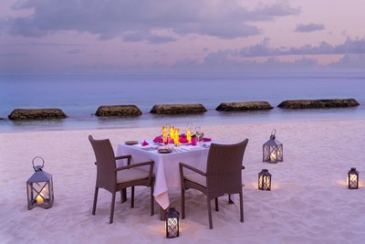 Une soir�e romantique au bord du lagon