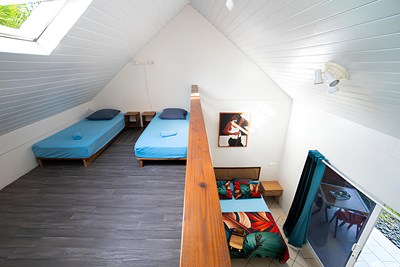 Manomano Lodge - AC Garden Studio & Kitchenette - Mezzanine