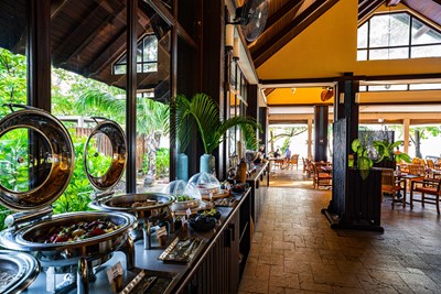 Le buffet du restaurant Vacoa's du Story Seychelles