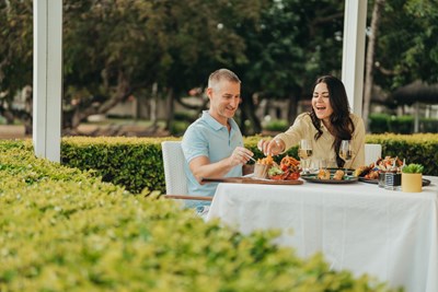 Le restaurant Playa et sa table � la carte