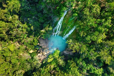 La superbe cascade El Lim�n