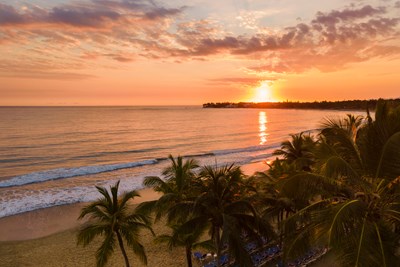 Un coucher de soleil aux couleurs des Cara�bes