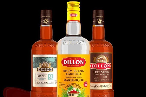 différents rhums dillon