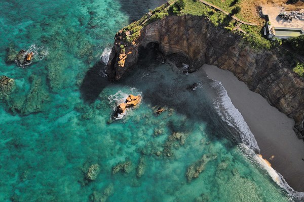 baie rouge, st. martin